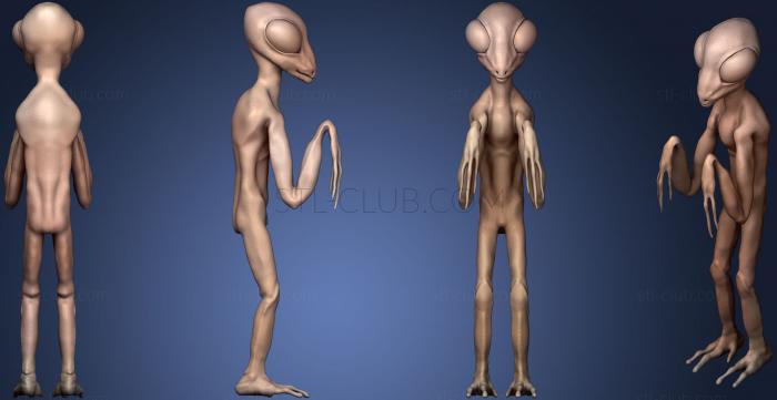 3D model Mantis Alien (STL)